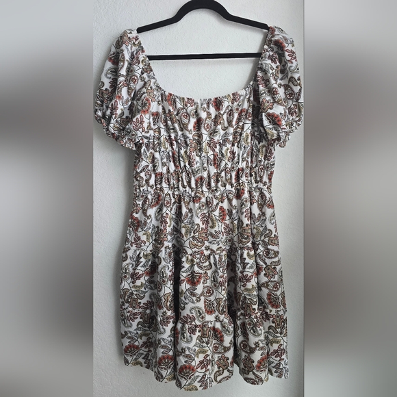 Floral Paisley Off-Shoulder Dress - Picture 3 of 3